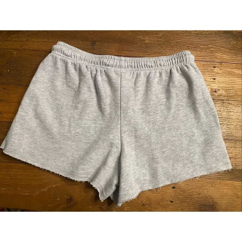 Disney S/M lounge pajama shorts pants grey more love Mickey Mouse